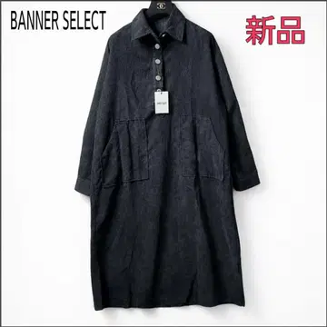 새상품 BANNER SELECT 오버 사이즈 코듀로이 원피스