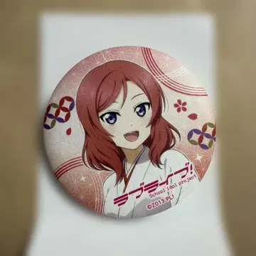 러브 라이브 니시키노 마키 트레이딩 와시 캔뱃지 무녀 의상