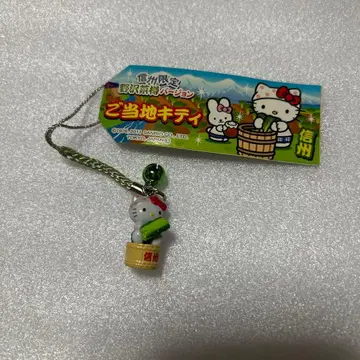 지역 한정 키티 매달이 스트랩 신슈 노자와나 통