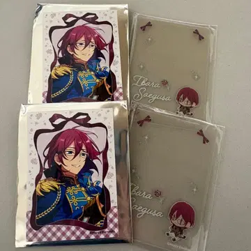 앙스타 10주년 전시회 미니 브로마이드 & 경질 카드 케이스 이바라