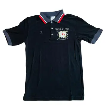 MARK&LONA 마크앤로나 반팔 피케 셔츠 꽃 자수