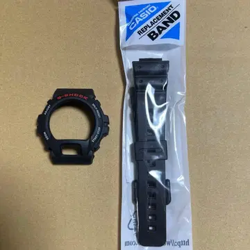 CASIO 정품 DW-6900-1V 벨트 베젤 커버 세트