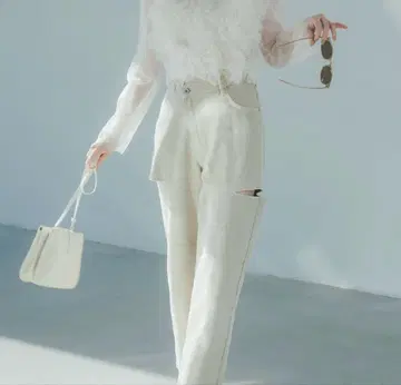 cocodeal 리메이크 허리 슬릿 데님