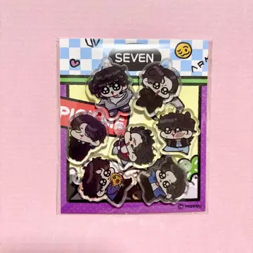 BTS 정국 국투기 아크링 키링 seven 세븐 목업