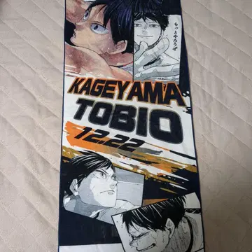 하이큐 카게야마 토비오 벌스데이 풀컬러 타월 원작