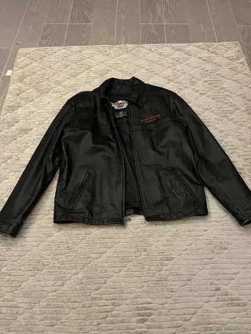 Harley-Davidson 블랙 가죽 자켓
