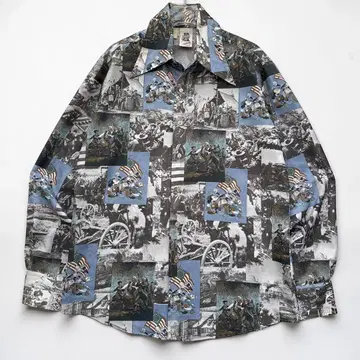 70's KENNINGTON 디즈니 빈티지 폴리에스테르 셔츠