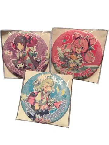 젠레스존제로 젠제로 산리오 캔뱃지 GIGO 한정판 3종 세트