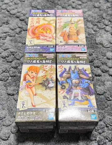 원피스 월드 컬렉션 피규어 빛, 모모노스케, 사사키, 나미, 카이도