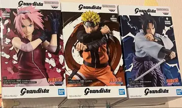 Grandista 사쿠라 나루토 사스케 피규어 3체 세트