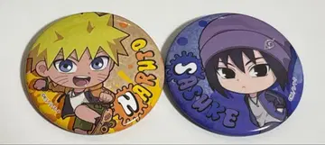 NARUTO 캔뱃지 돌풍전 스케이터 ver. SD 나루토 사스케