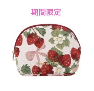 메종 드 플뢰르 딸기 고블랑 파우치 미사용 새상품