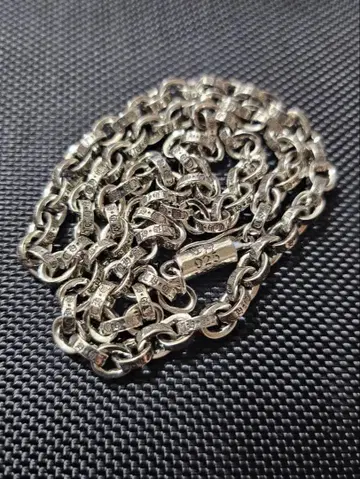 925 페이퍼 체인 목걸이 45cm