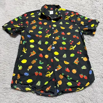 그라니프 우먼 반팔 셔츠 배고픈 애벌레 M 사이즈 블랙