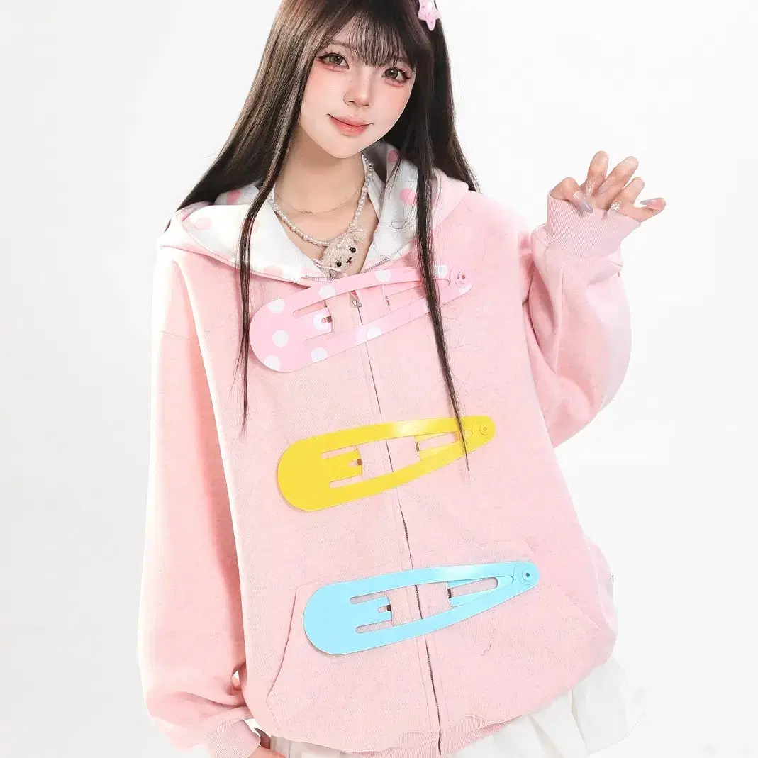 MASONPRINCE Mason Prince Hooded Zip-Up Jacket Motorcore Collage