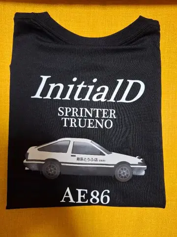 이니셜 D 30th AE86 스프린터 트레노 티셔츠 L 사이즈