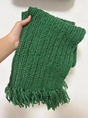 손뜨개질 머플러