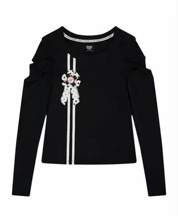 EL 로제트 셔링 티(블랙)