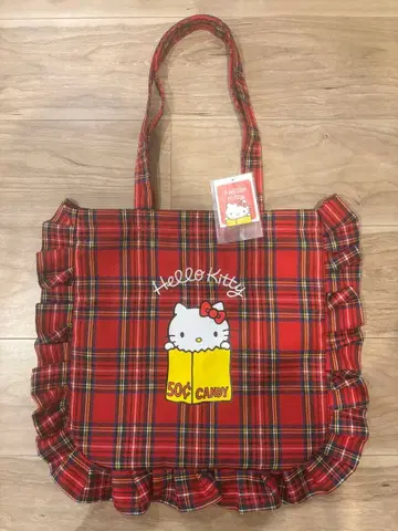 [ 새상품 ] 헬로키티전 프릴 토트백 나고야