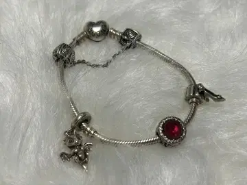 Pandora 스털링 실버 비즈 팔찌 (중고)