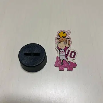 하이큐 토리자와 화이트 시라부 아크릴 병뚜껑 스테이지 아크릴 스탠드