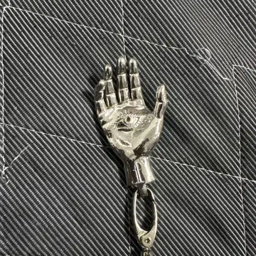 실버 손 모양 키링