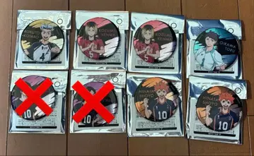 하이큐 메탈 캔뱃지 각 555엔