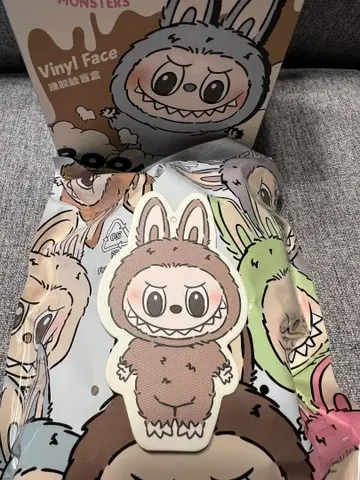 [정품 중간 봉투 미개봉] LABUBU 마카롱 TOFFEE 봉제 인형