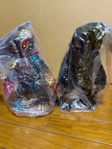 마미트 M1호 HMV 파일 헤도라 소프트 비닐 고질라 헤도라 2체 세트
