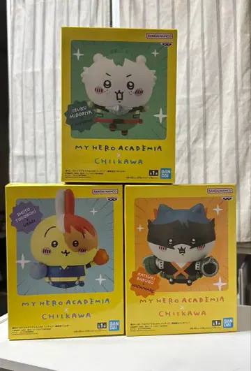 나의 히어로 아카데미아 x 치이카와 (먼작귀) 콜라보 피규어