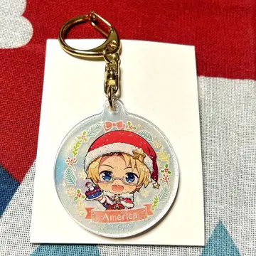 헤타리아 월드 스타즈 라메 믹스 아크릴 키링 미국