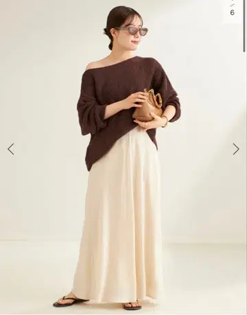 Plage Linen mix loose 풀오버