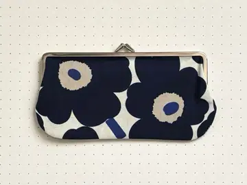 마리메꼬 파우치 가마구치 우니코 블루 미사용 새상품