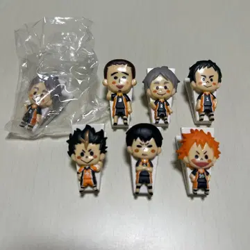 하이큐 카라스노 캐릭터 클립 가챠 캡슐 토이 입체 피규어 스가