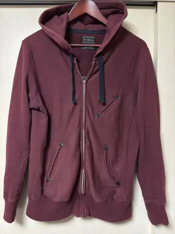 루드 갤러리 14 봄 후드티 사이즈 3 와인 레드