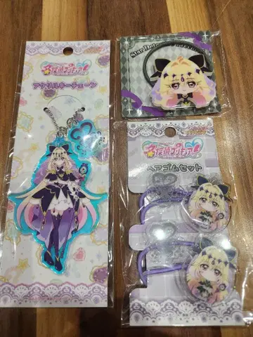 명탐정 프리큐어 큐어 아르카나 쉐도우 아크릴 키체인 머리끈