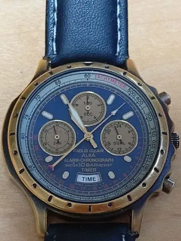 n944-7a30 ALBA FIELD GEAR 손목시계(쿼츠)