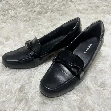 새상품급 REGAL 리갈 비트 로퍼 블랙 23cm