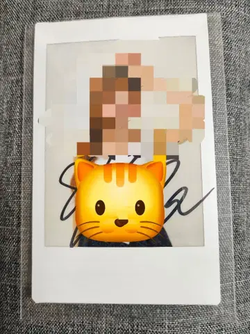 NiziU 마유카 친필 사인 폴라로이드