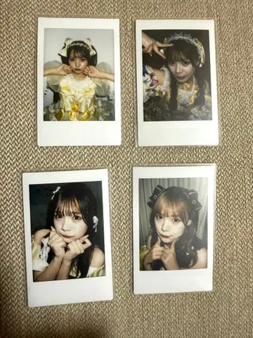 후루사와 리사 폴라로이드 4장 세트