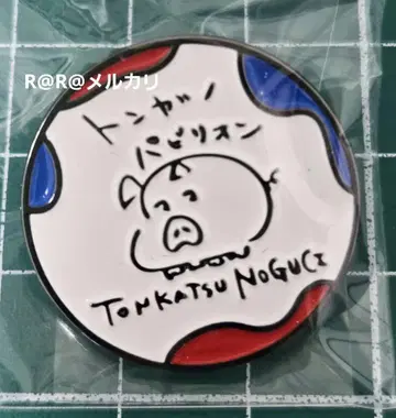 박람회 돈까스 파빌리온 핀 배지 미야쿠미야쿠 컬러 노구치