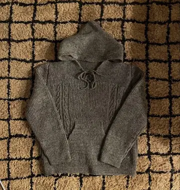 80s 에콰도르 니트 후디