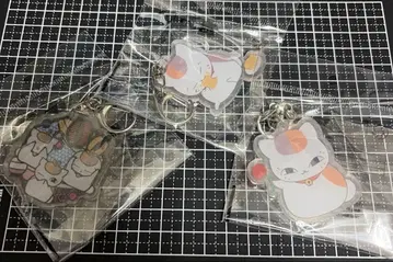 나츠메 우인장 냥코 선생님 아크릴 키링 3개 세트