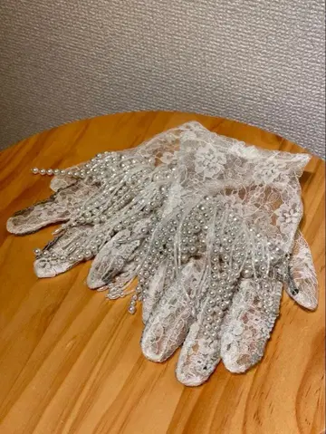 ryo tominaga 비쥬 그로브 비즈 레이스 장갑