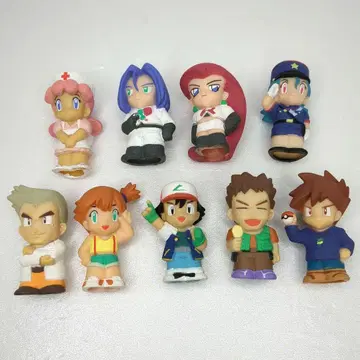 포켓몬 키즈 캐릭터 키즈 전 9종 세트 당시 손가락 인형 트레이닝복