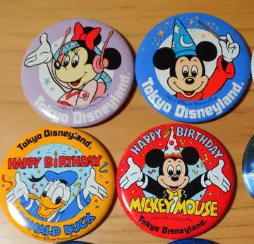 도쿄 디즈니랜드 오리엔탈랜드 배지 4개 세트