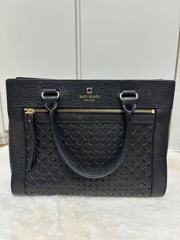 케이트 스페이드 블랙 가죽 핸드백 WKRU3548