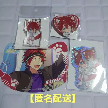 앙스타 난자 아마기 린네 캔 배지 아크릴 스탠드 구매 혜택 스티커