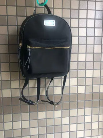 케이트 스페이드 블랙 나일론 미니 백팩