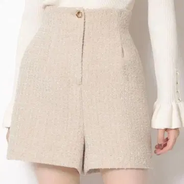 [ Rirandture 트위드 하이웨스트 숏팬츠 ] SS 사이즈